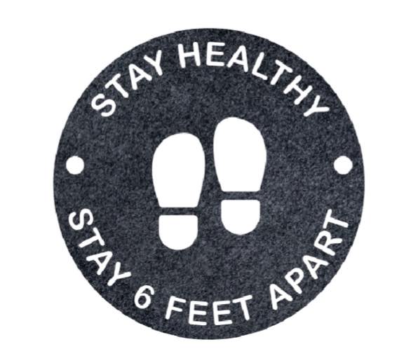 Space Markers Round Shape: 